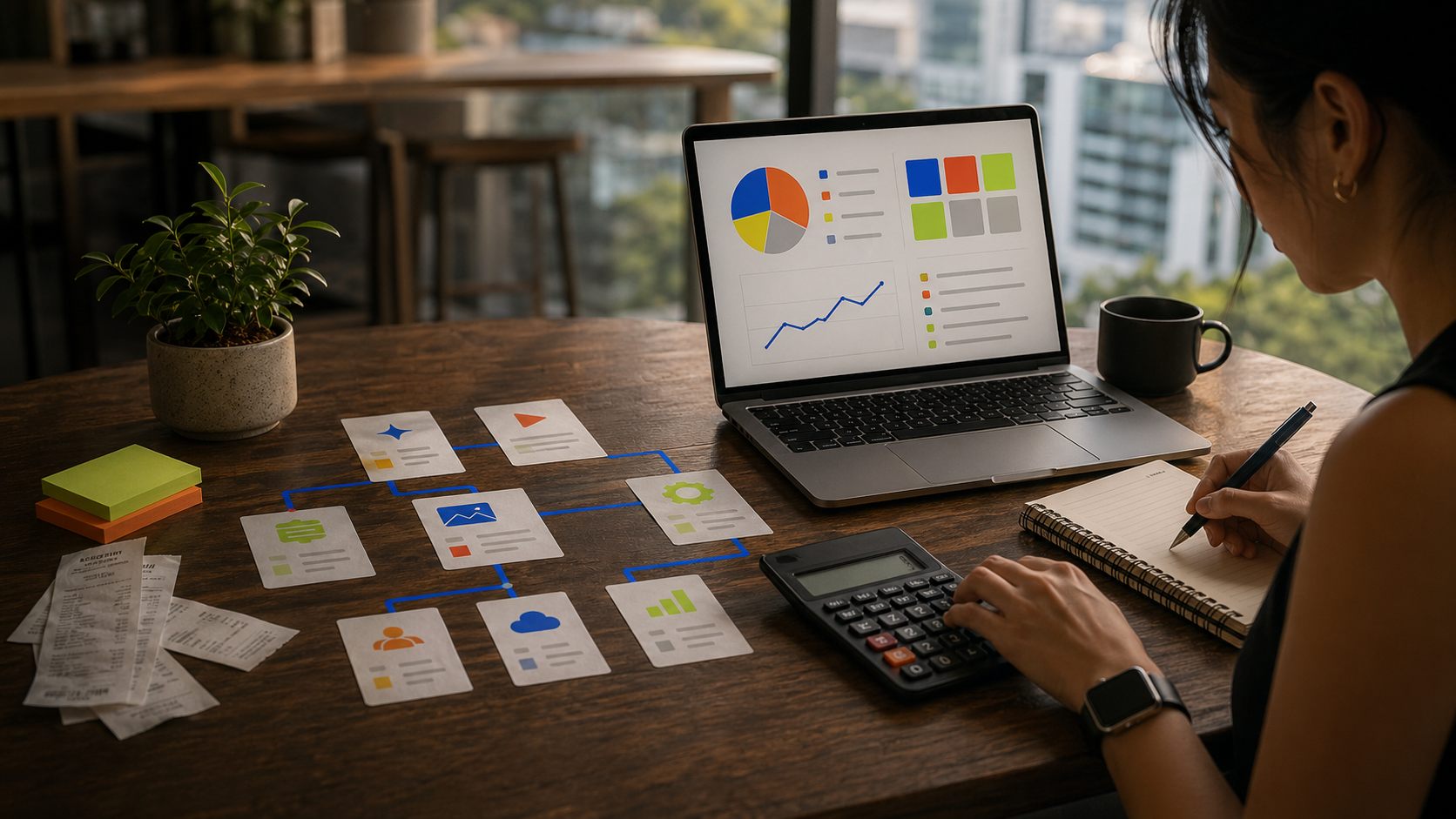 The Singapore Marketing Team’s AI Budget: What S$500/Month Actually Buys You - Chazrt visual about tools and cost & roi