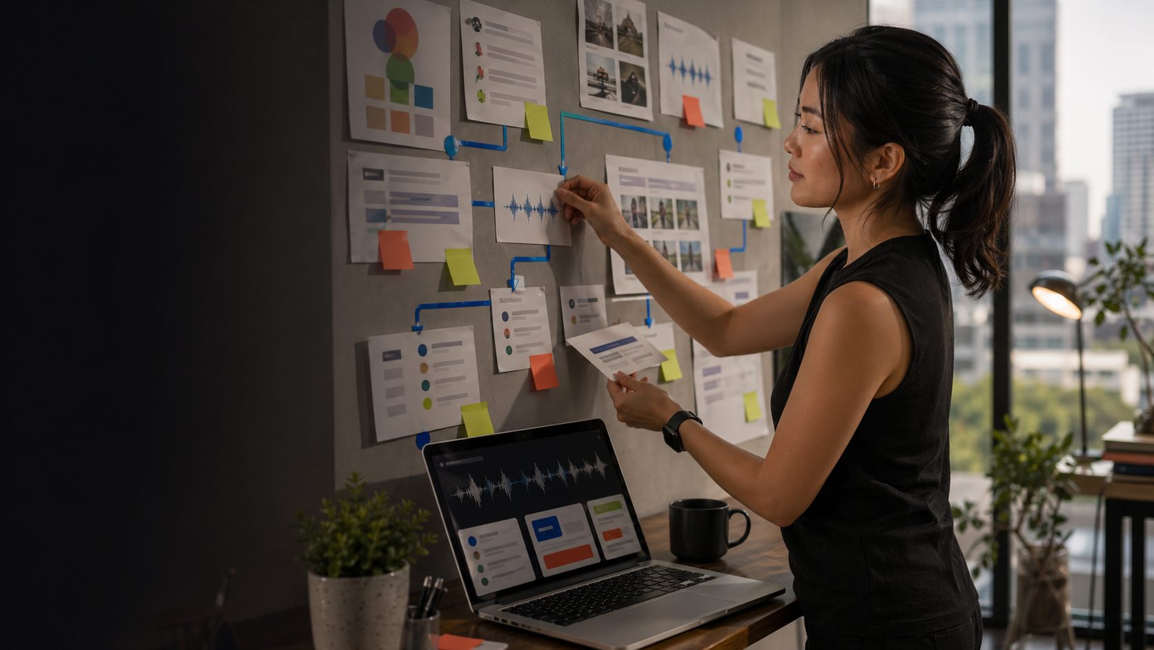 Your Brand Voice Dies the Second You Plug In AI — Unless You Document It First - Chazrt visual about strategy and workflows